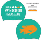 La Jolla Swim and Sport Silicone Logo Cap