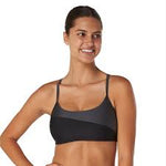 Speedo Women's Asymmetrical Colorblock Bikini Top